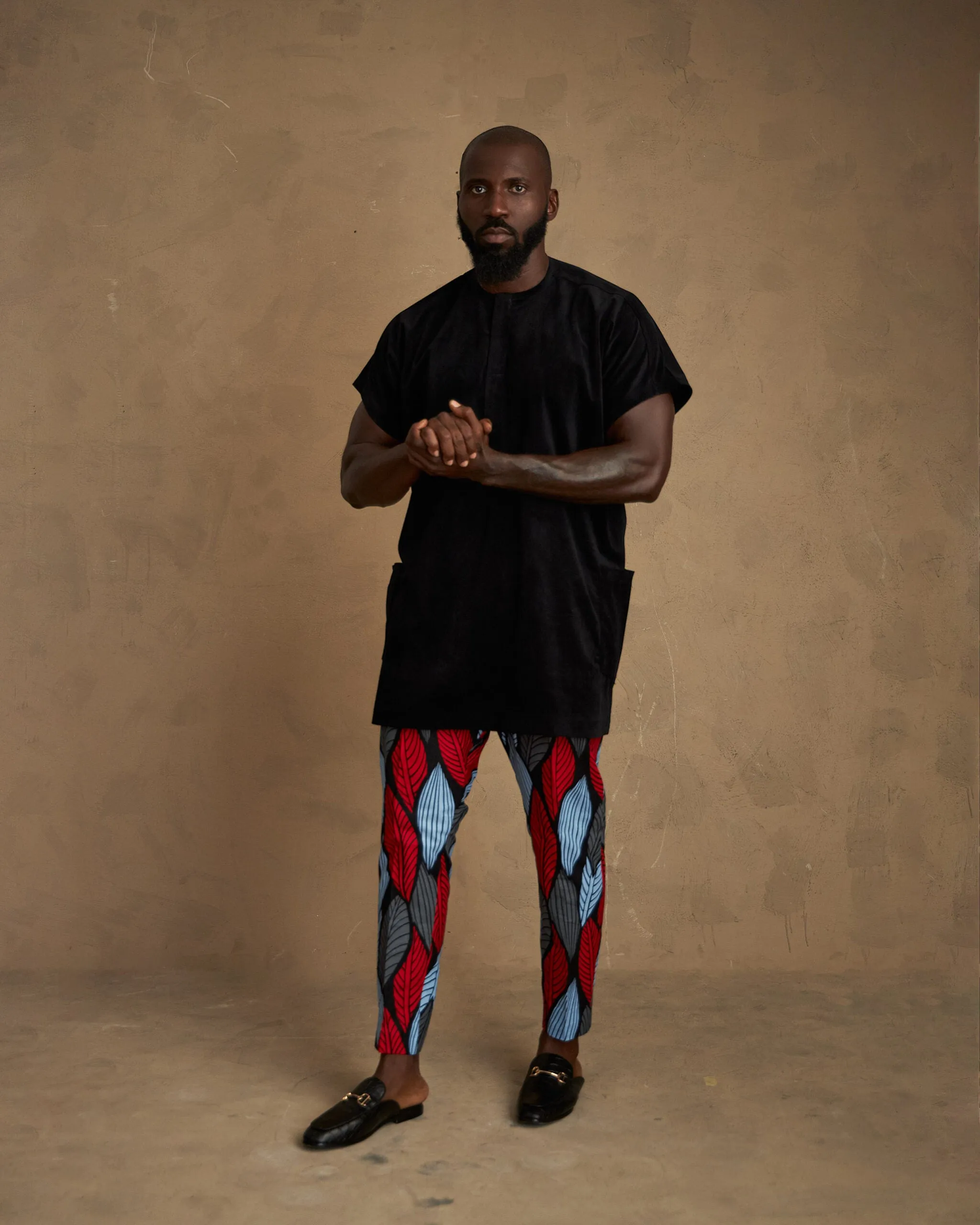 Male Velvet Danshiki and Pant Set