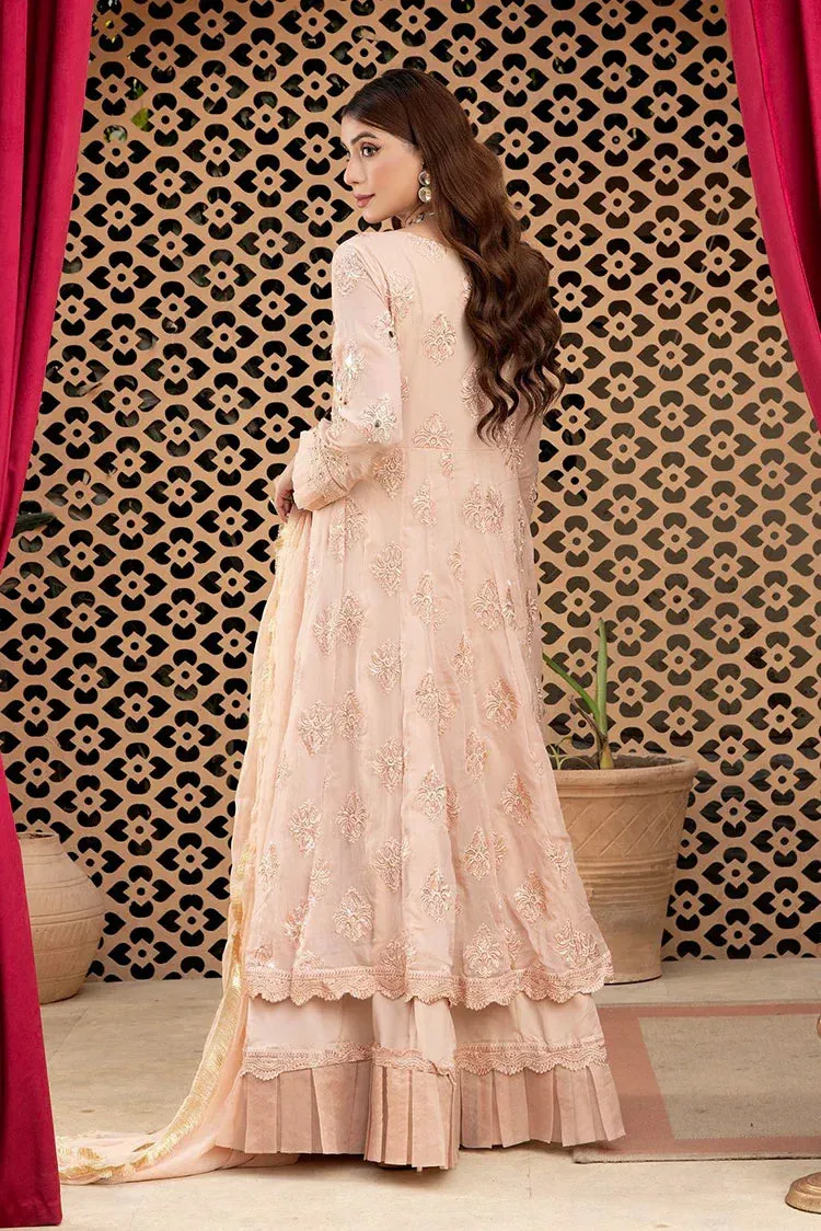Manahils - Jal Pari RTW Collection - Kurti-B-006-Peach