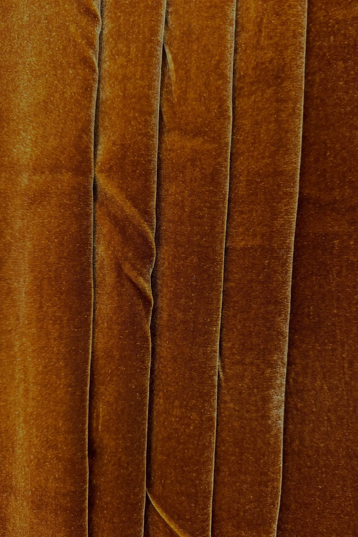 Marigold Silk Rayon Velvet Fabric