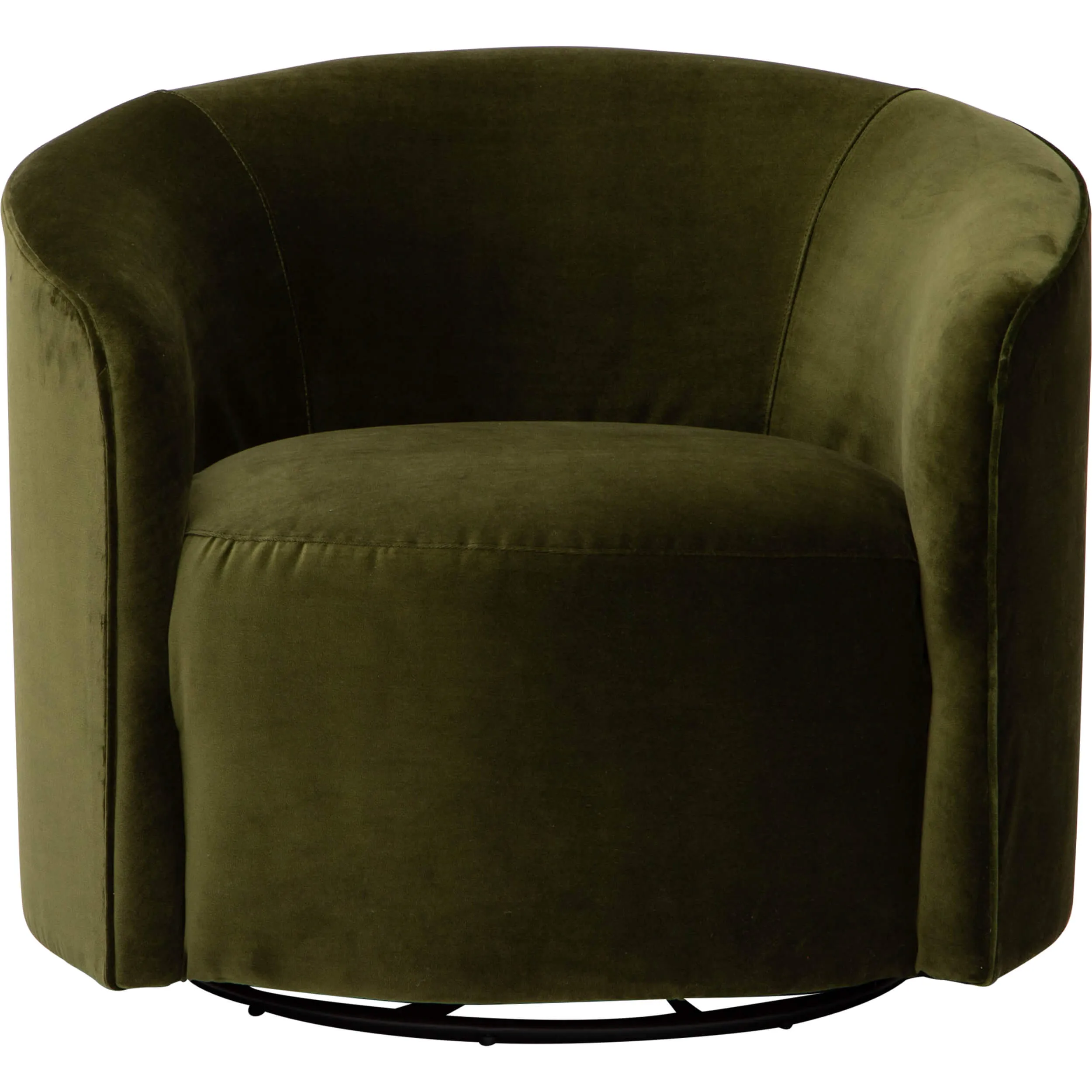 Mika Swivel Chair, Vance Jade