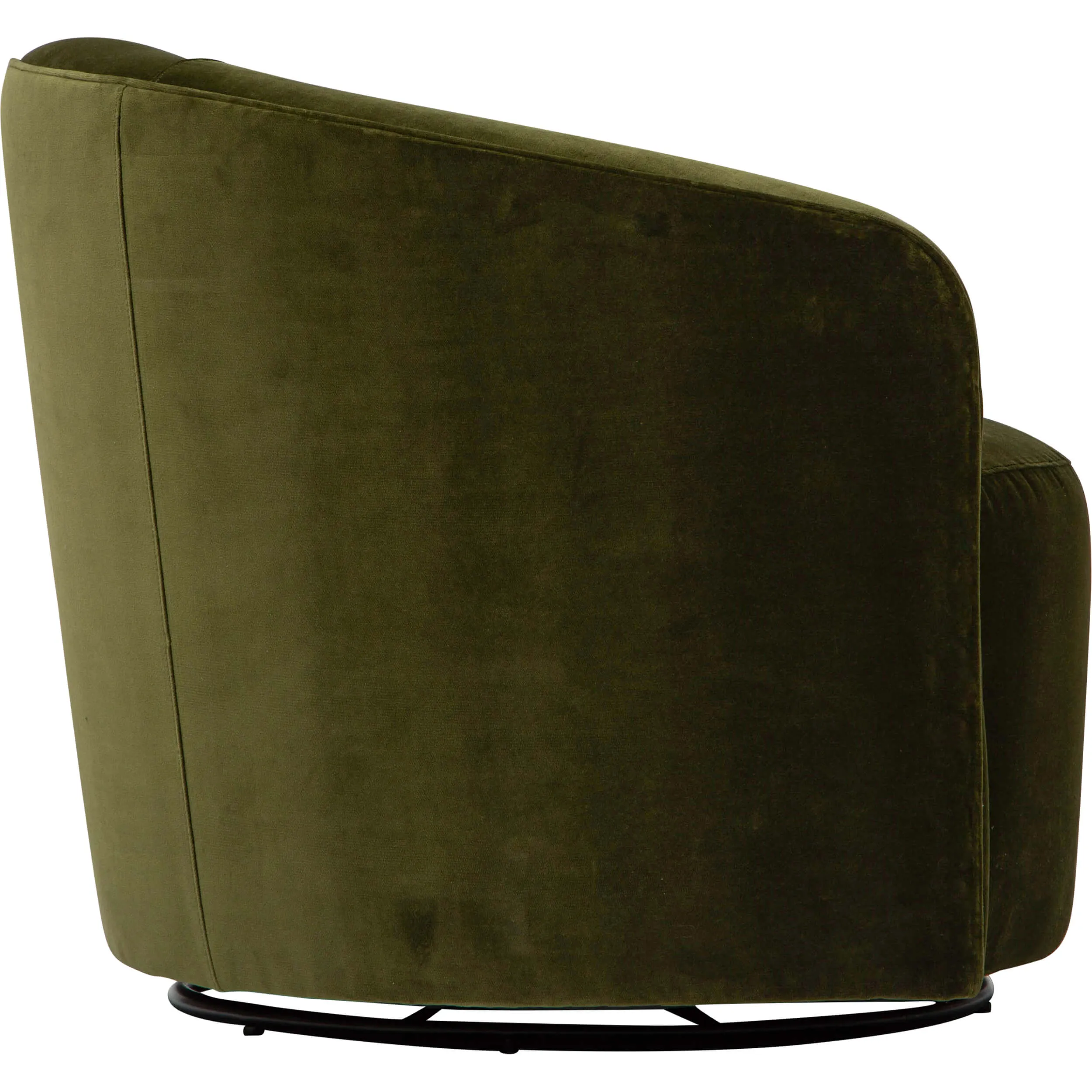Mika Swivel Chair, Vance Jade