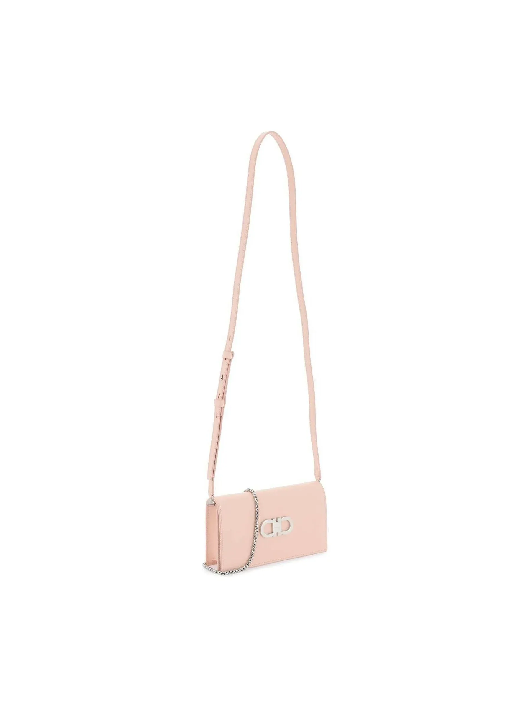 Mini Gancini Leather Crossbody Bag