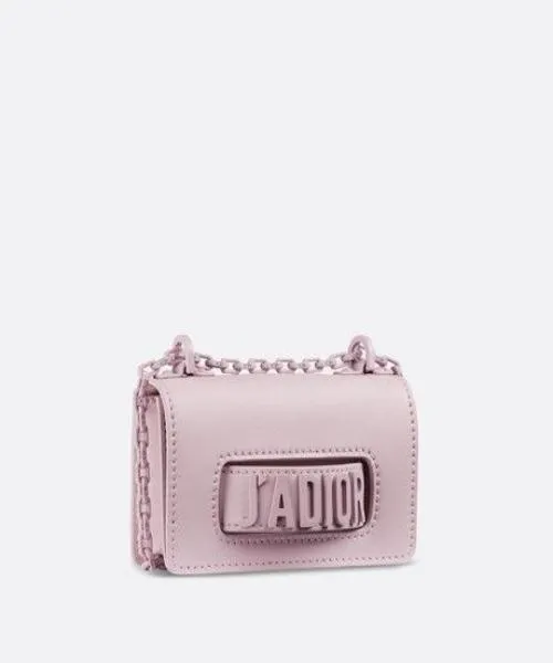 Mini J’Adior Pink Ultra Matte Flap Bag