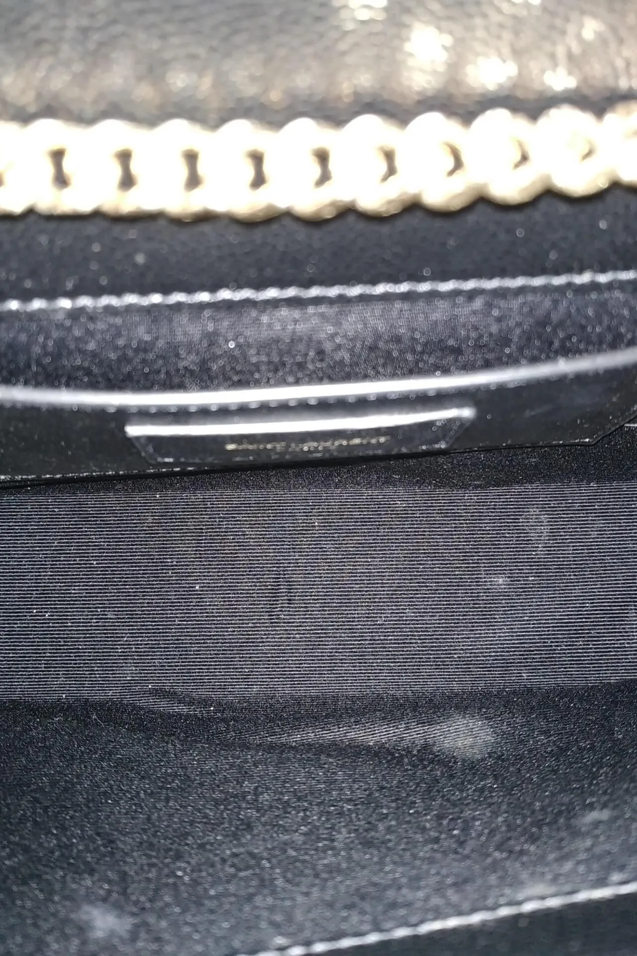 Monogram Medium Kate Black With Gold Hardware
