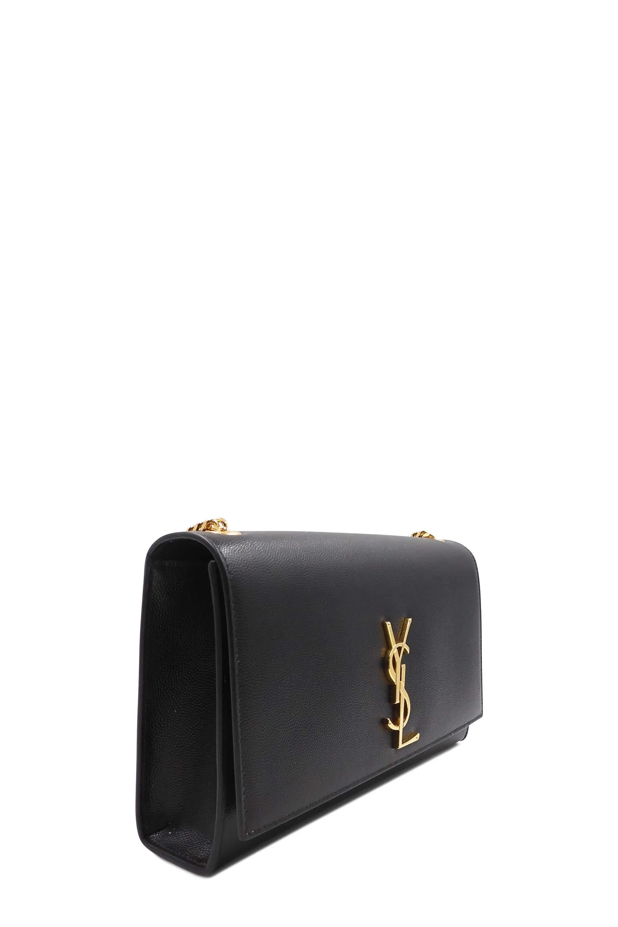 Monogram Medium Kate Black With Gold Hardware