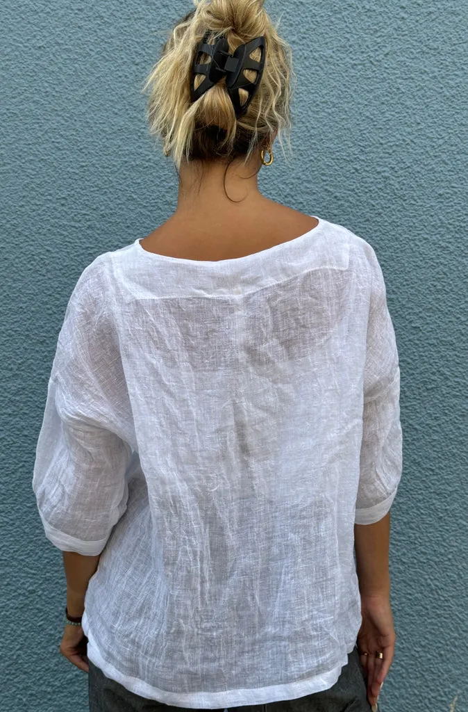 Muse Jane Top in White