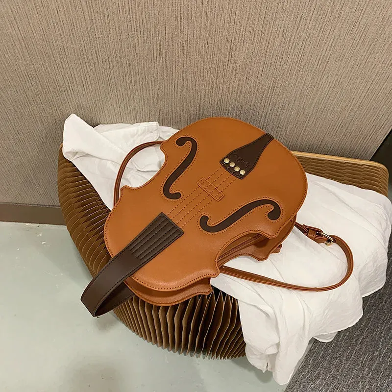 Music Tote Bag Violin Purse
