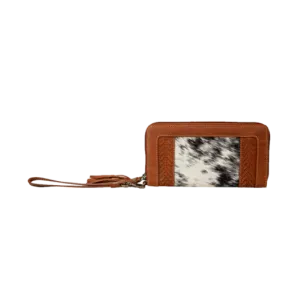 Myra Bag Ladies Westward Hair-on Brown Accent Wallet S-8107