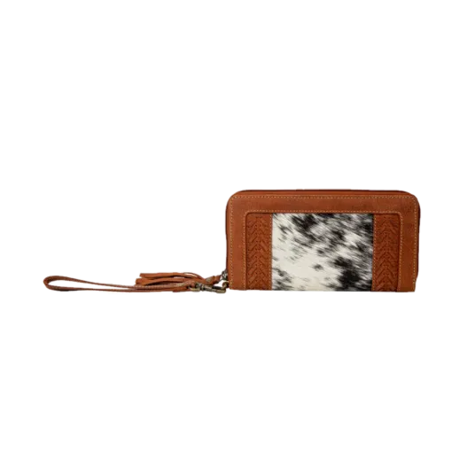 Myra Bag Ladies Westward Hair-on Brown Accent Wallet S-8107