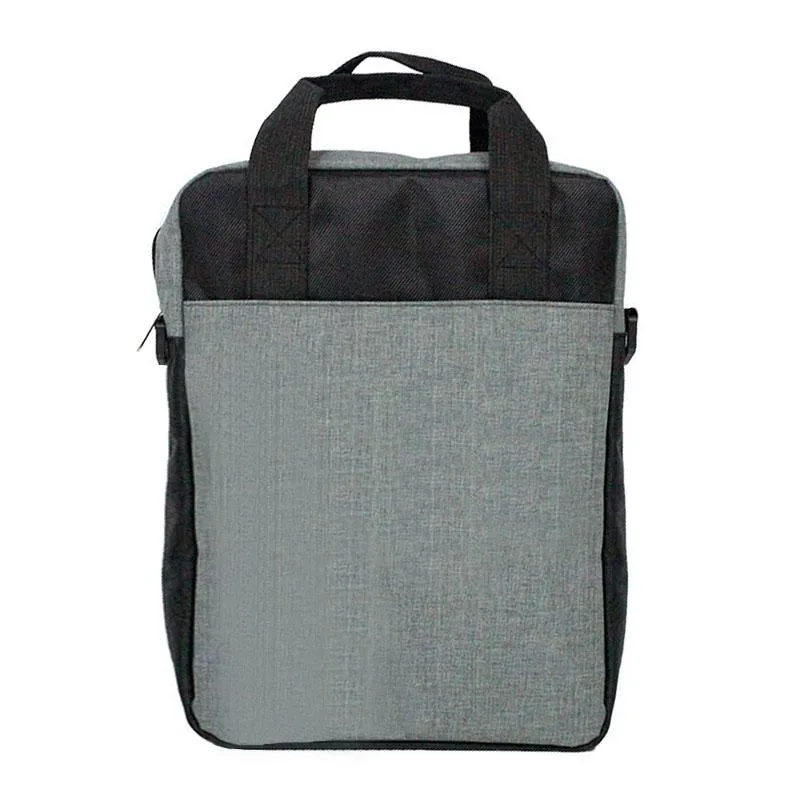 Office Document Bag With Carrying Handles And Shoulder Straps
