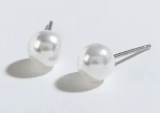 Pearl Ball Earrings