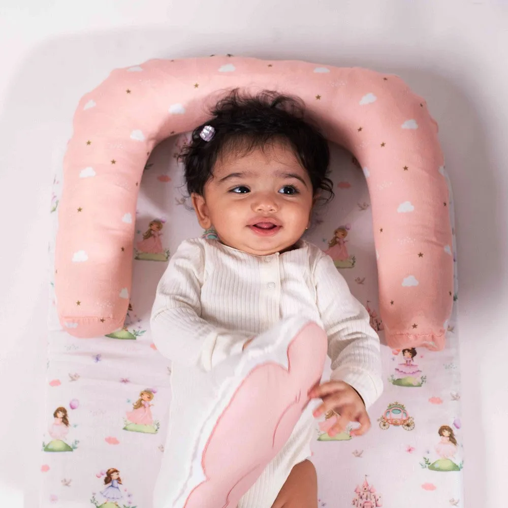 Pink Fairytale Foldable Baby Bed