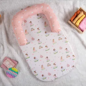 Pink Fairytale Foldable Baby Bed