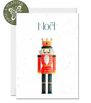 Plantable Christmas Card - Nutcracker King