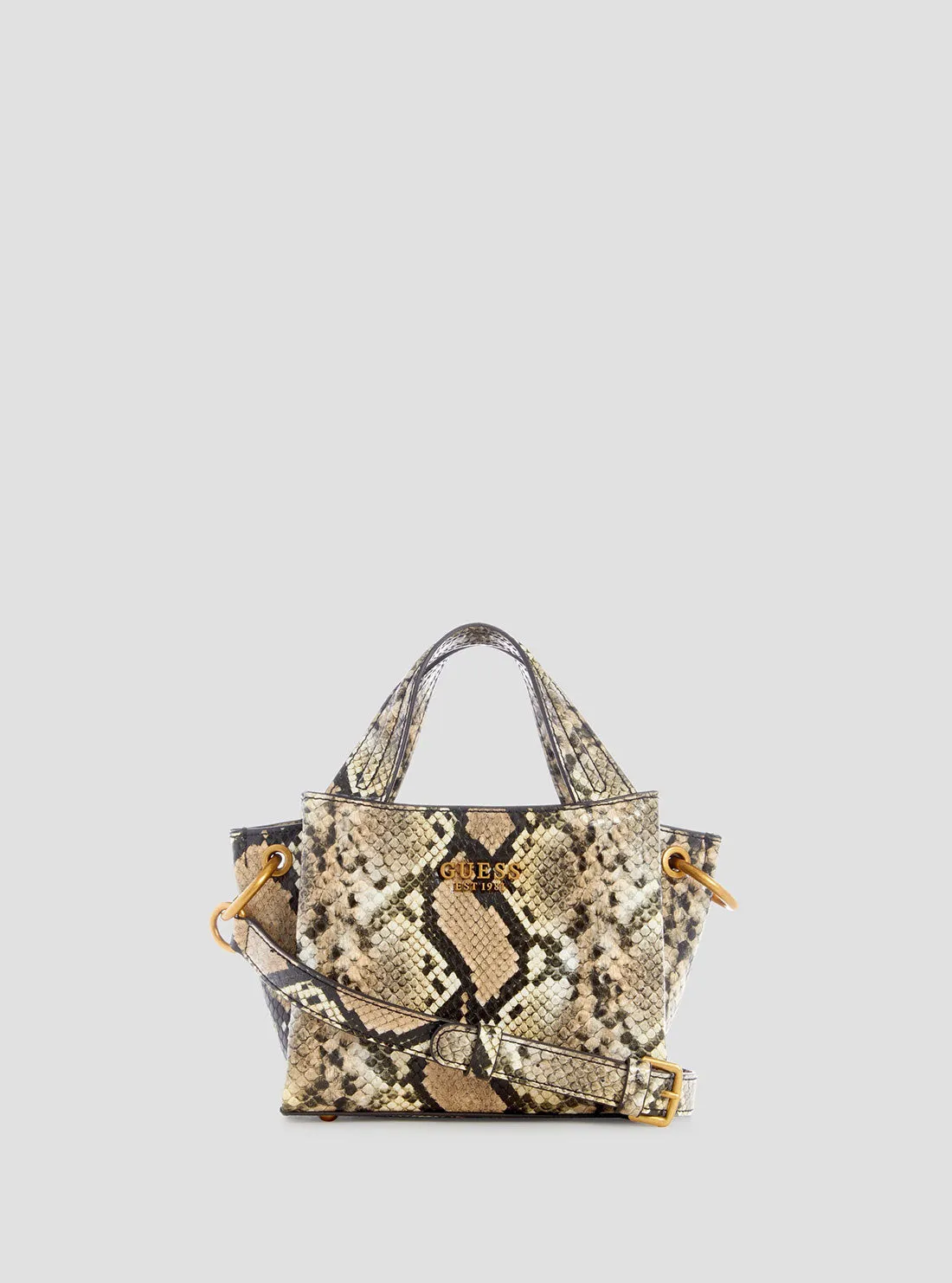 Python Zed Mini Girlfriend Crossbody Bag