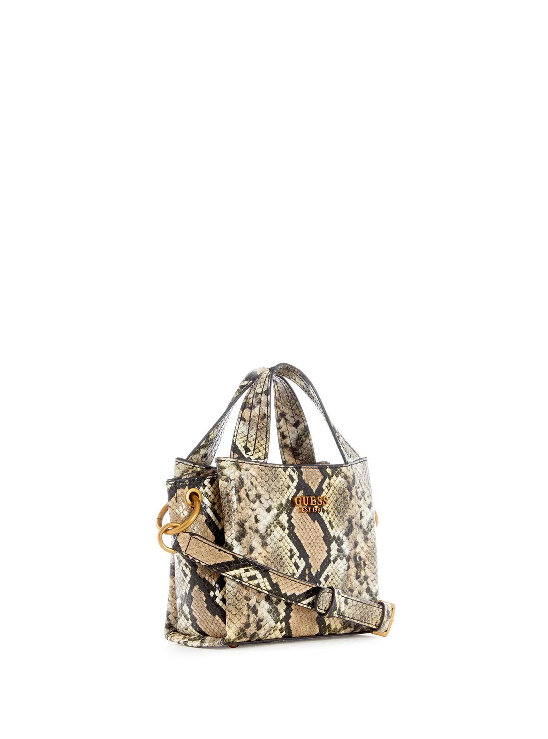 Python Zed Mini Girlfriend Crossbody Bag