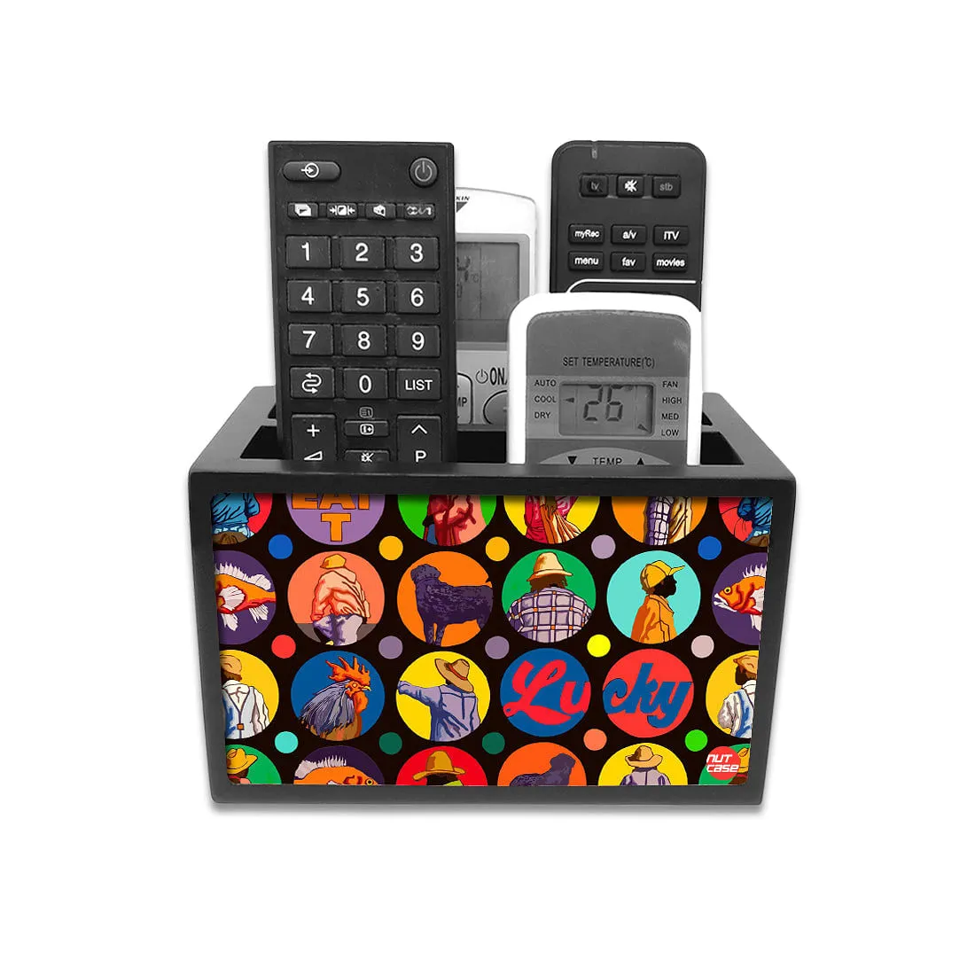 Remote Control Stand Holder Organizer For TV / AC Remotes -  Lucky