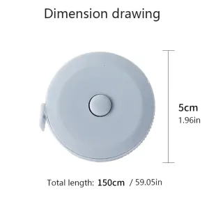Retractable Measuring Tape (Gray)