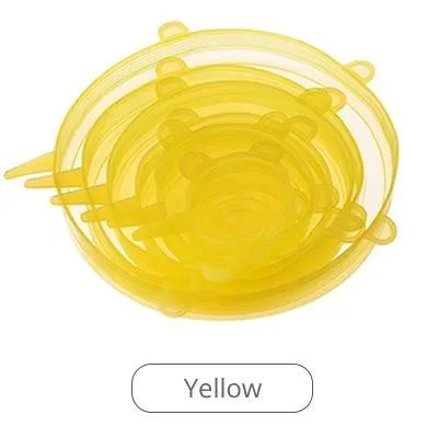 Reusable Silicone Lids - Set of 6 or 12