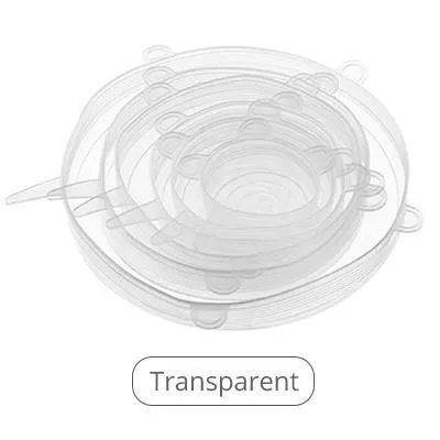 Reusable Silicone Lids - Set of 6 or 12