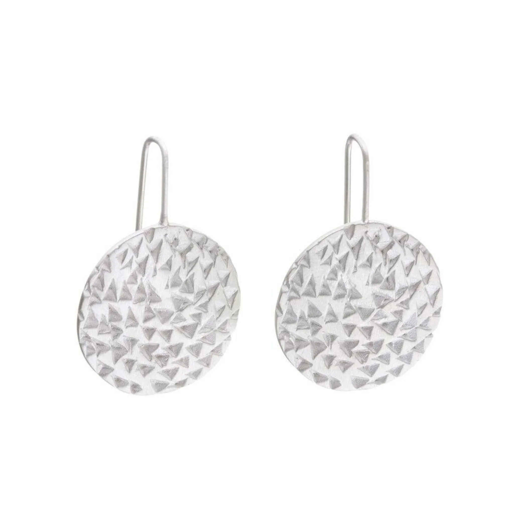 Round Texture Earrings