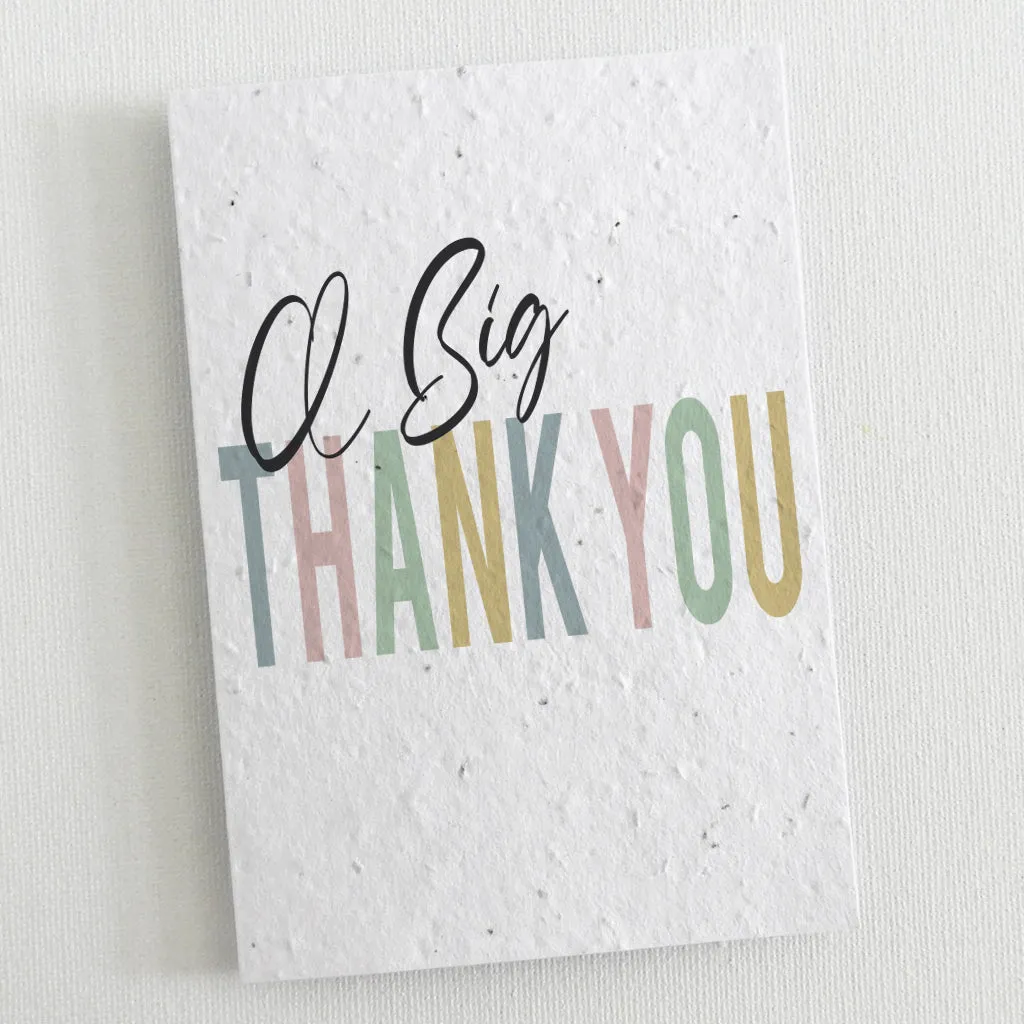 Set of 12 Plantable Cards - Thank You
