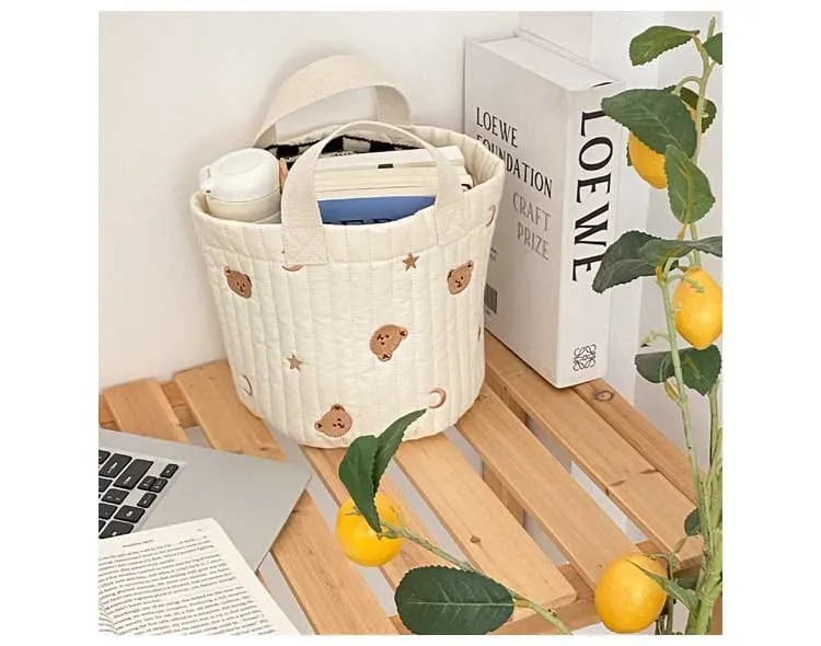 Shoppu Living Quilted Bear Bag