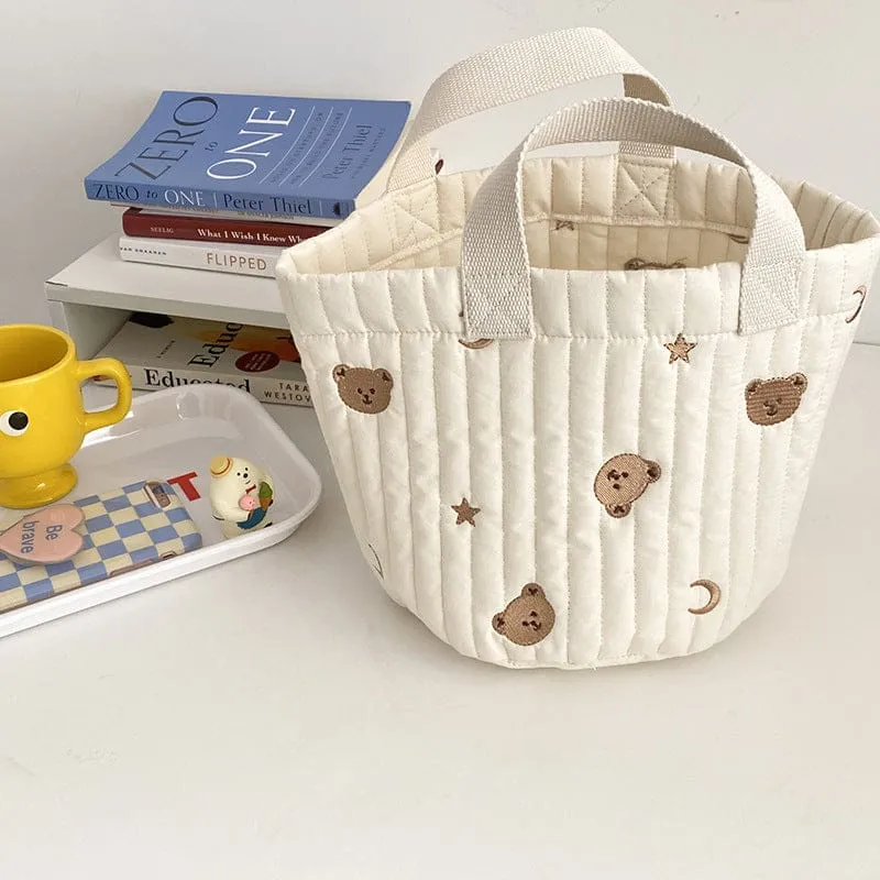 Shoppu Living Quilted Bear Bag