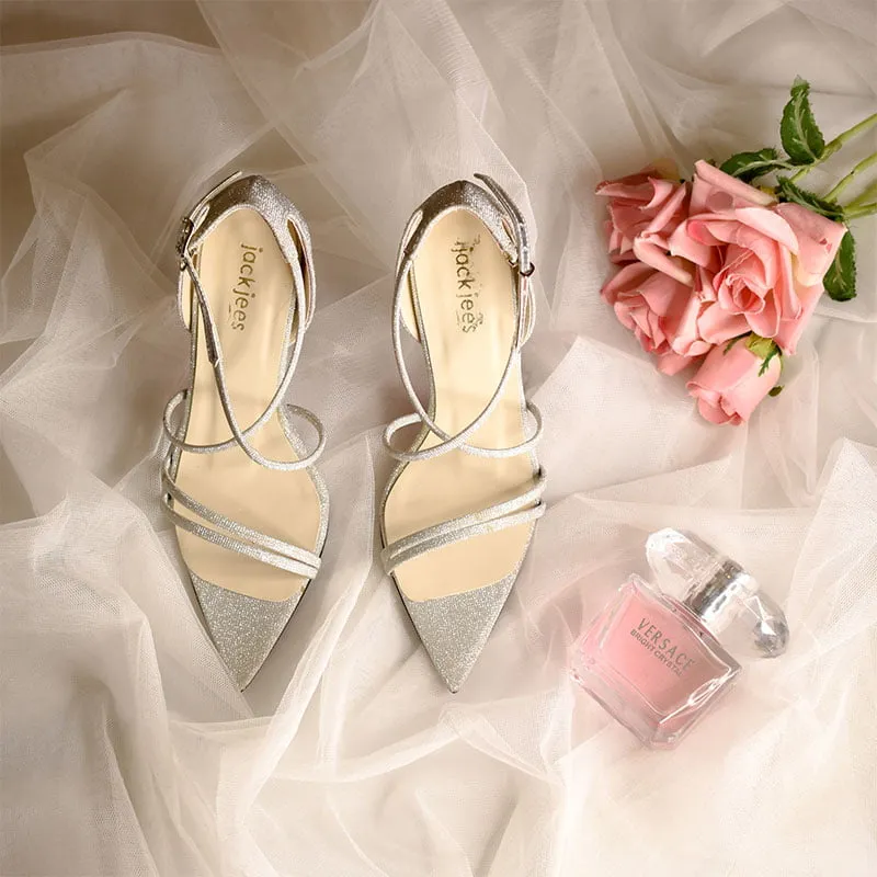 Sparkle Heels Silver