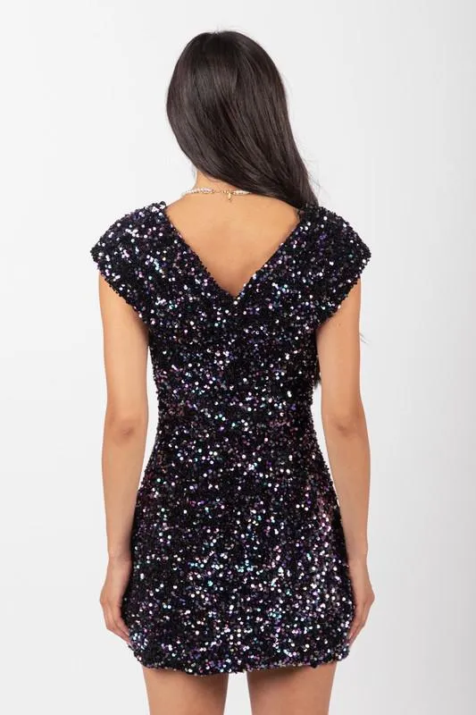 Sweetheart Sequin Dress