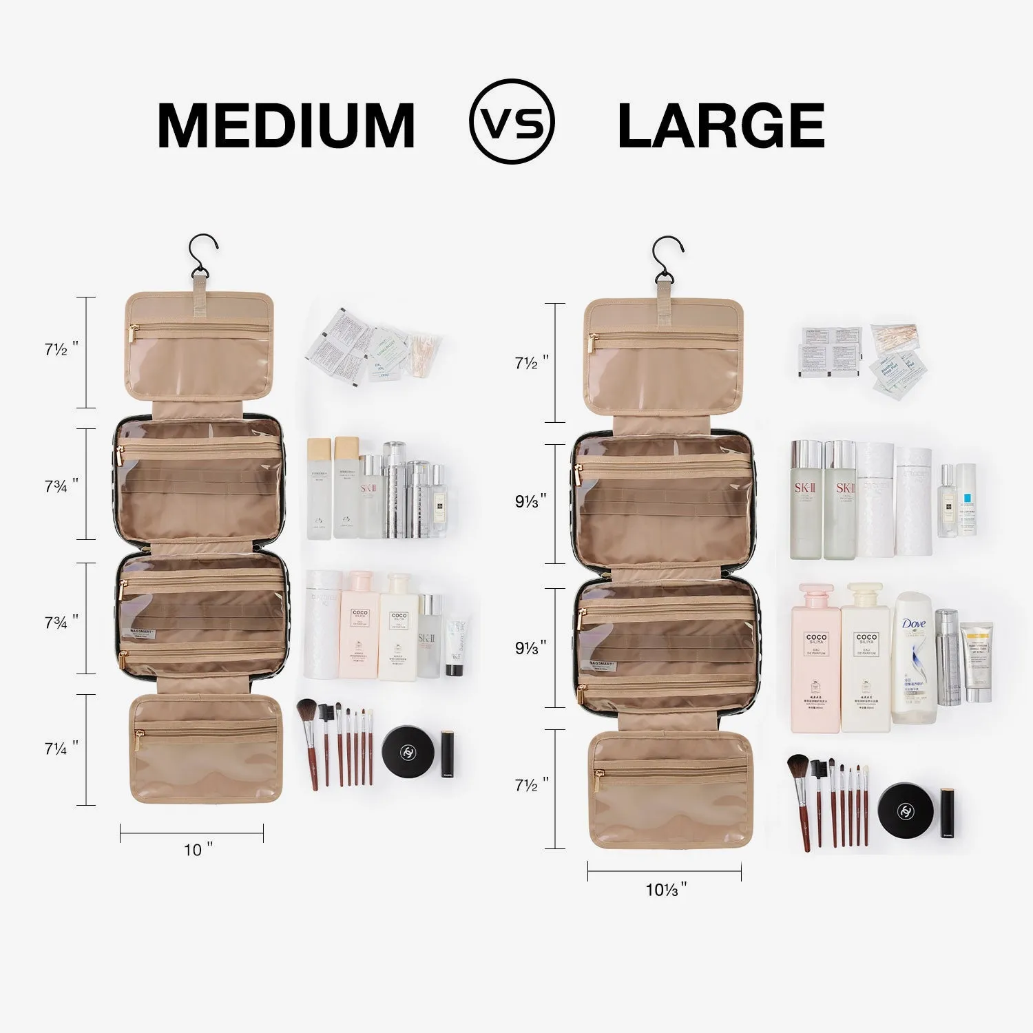 The Space Saver Bonchemin Hanging Toiletry Bag