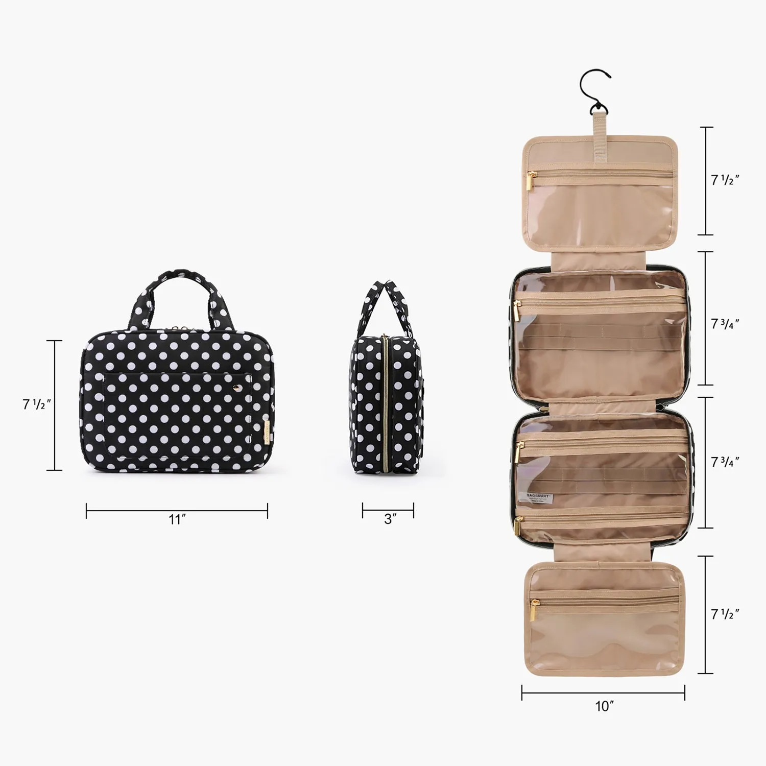 The Space Saver Bonchemin Hanging Toiletry Bag