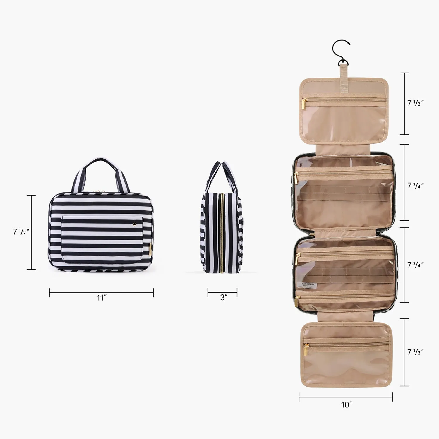 The Space Saver Bonchemin Hanging Toiletry Bag