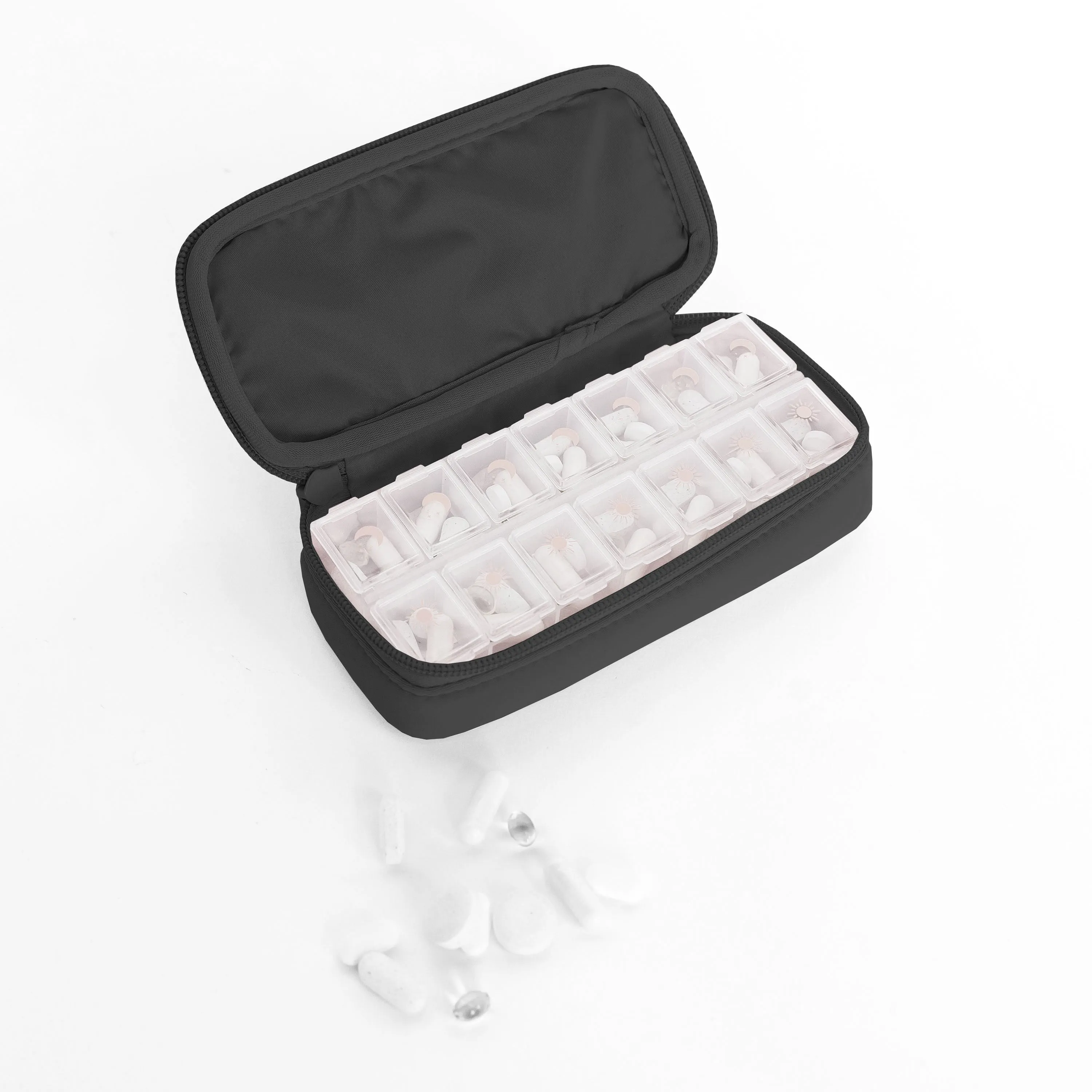 THE VITAMIN ORGANIZER - BLACK
