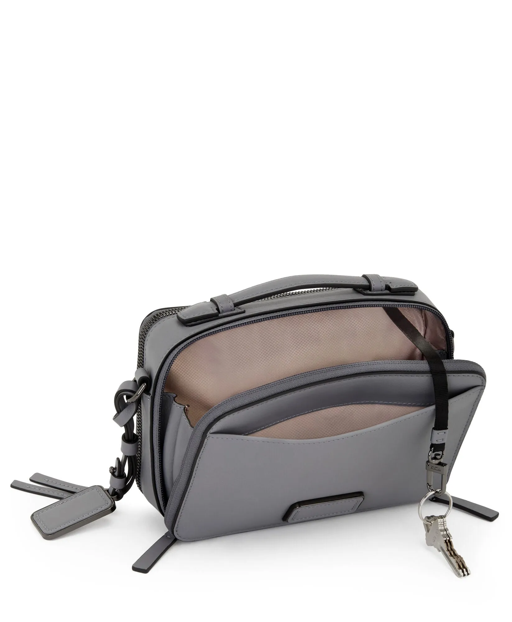 Voyageur Mari Crossbody - Pearl Grey