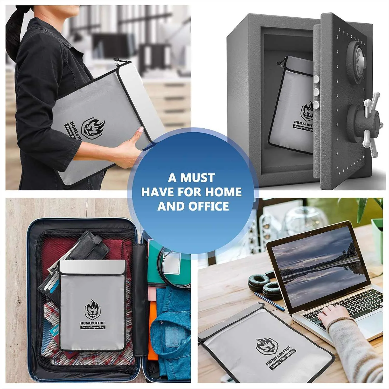 Wateproof Bag Fire Safe Document Holder