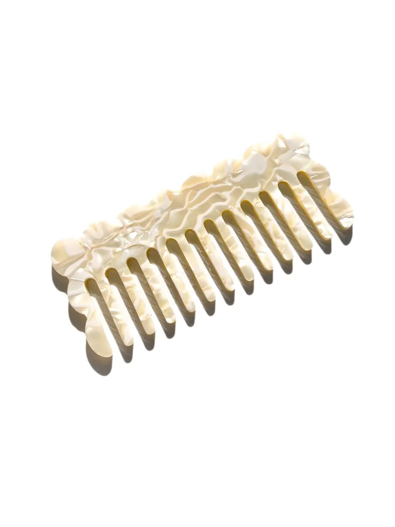Wavy Acetate Hair Comb | Eco-Friendly