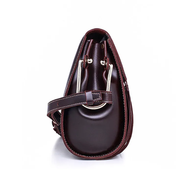 Womens Leather Fringe Crossbody Bag Western Purses Cross Shoulder Bag for Women