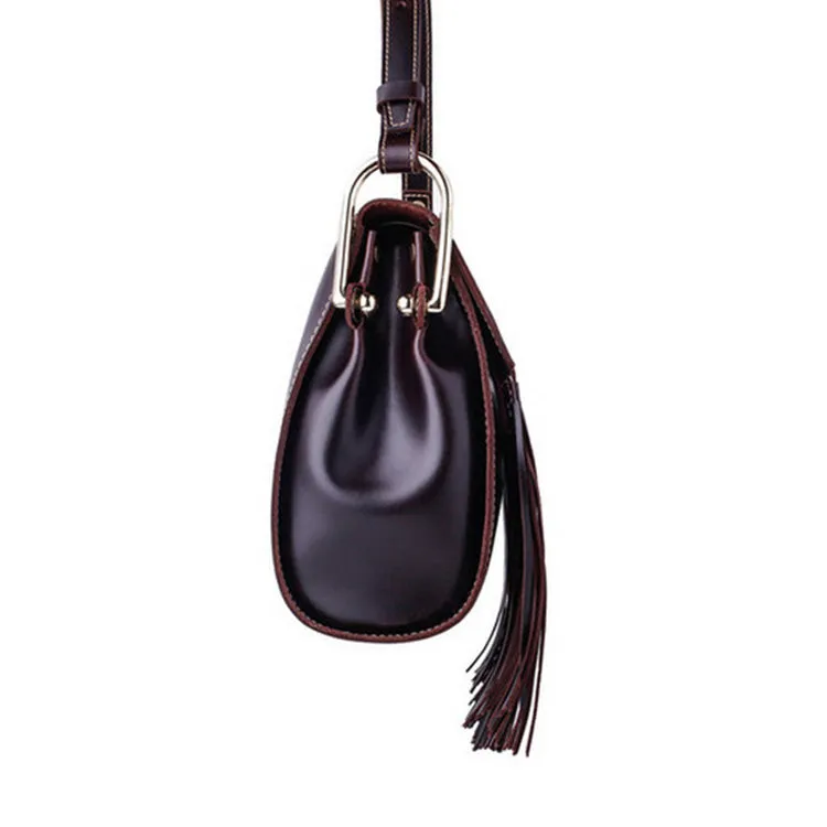 Womens Leather Fringe Crossbody Bag Western Purses Cross Shoulder Bag for Women