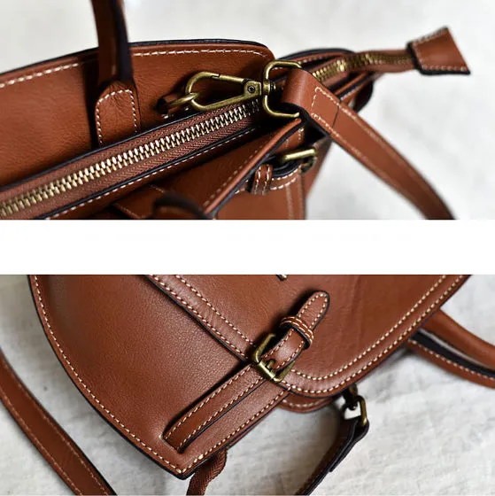 YAAGLE Women Real Leather Hobo Top-handle Bag YG90115
